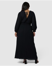Pink Dusk by Curve Project - Secret Rendezvous Maxi Dress