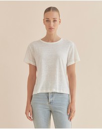 Amelius - Coogee Linen Crew Neck Tee