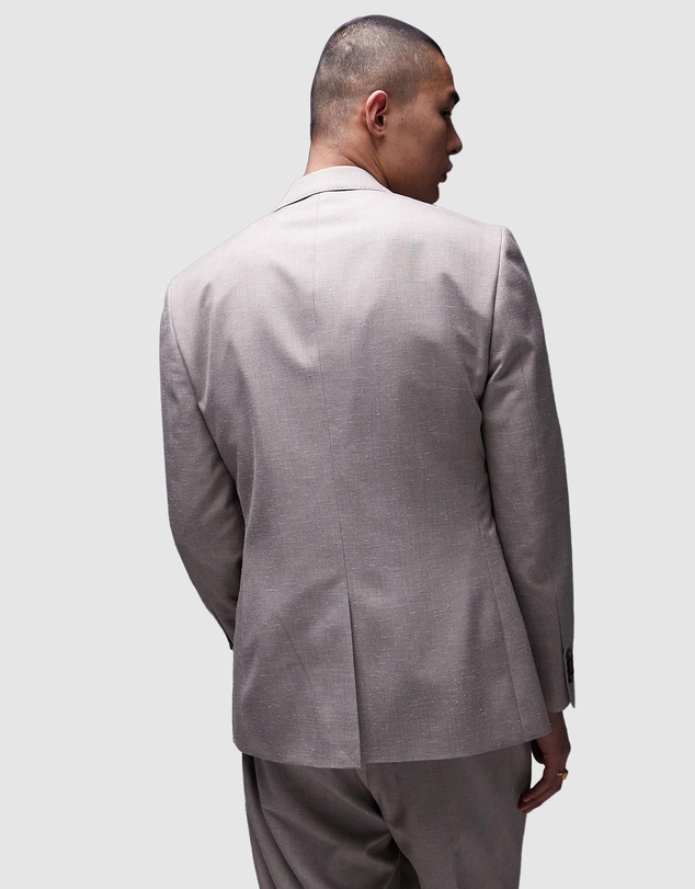 Topman - Slim Linen Suit Jacket