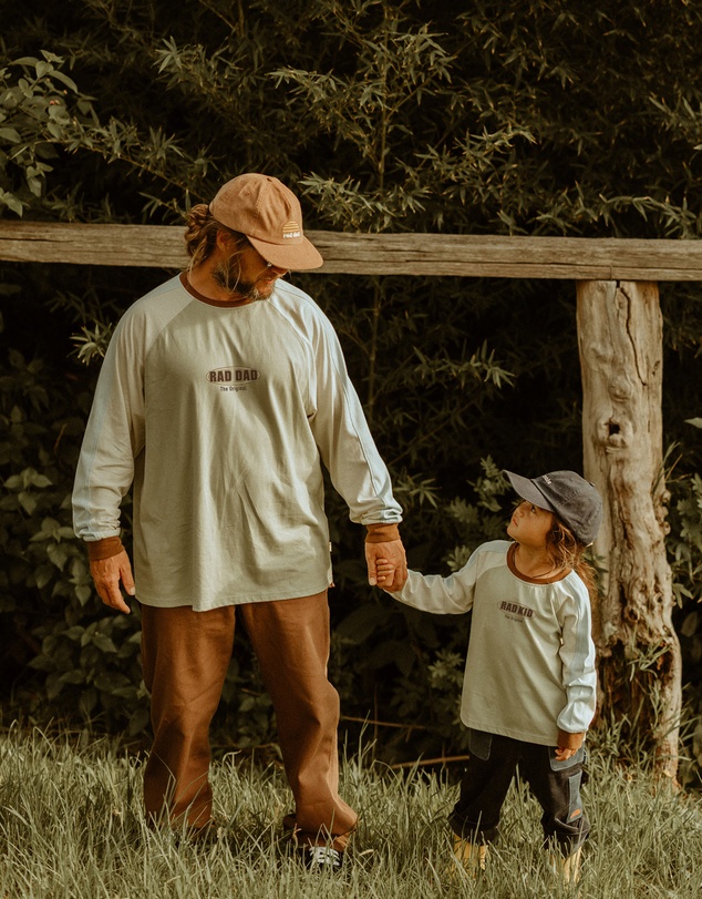 Banabae - Rad Dad Long Sleeve Spliced Tee