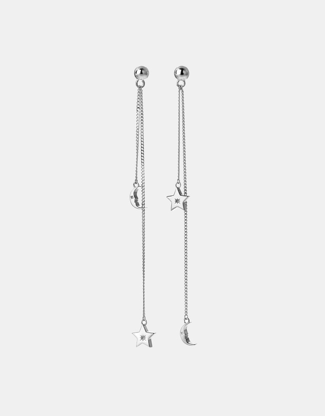 Karen Walker - Moon & Star Pendulum Earrings