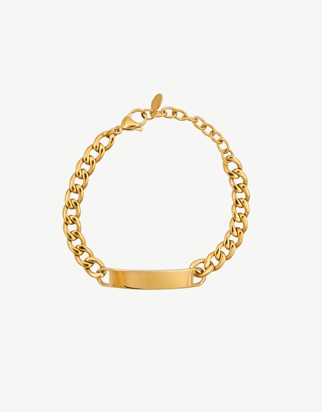 Zahar - Engravable Mens Bar Bracelet