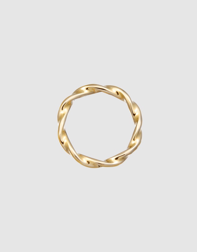 Elli Jewelry - Ring Twisted Brass Collection