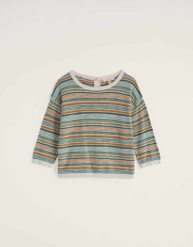 Seasalt - Seasalt Cornwall Yellow Knavock Striped Jumper
