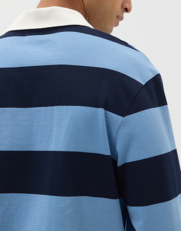 AERE - Striped Rugby Polo