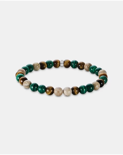 THOMAS SABO - THOMAS SABO Bracelet with earth and green beads