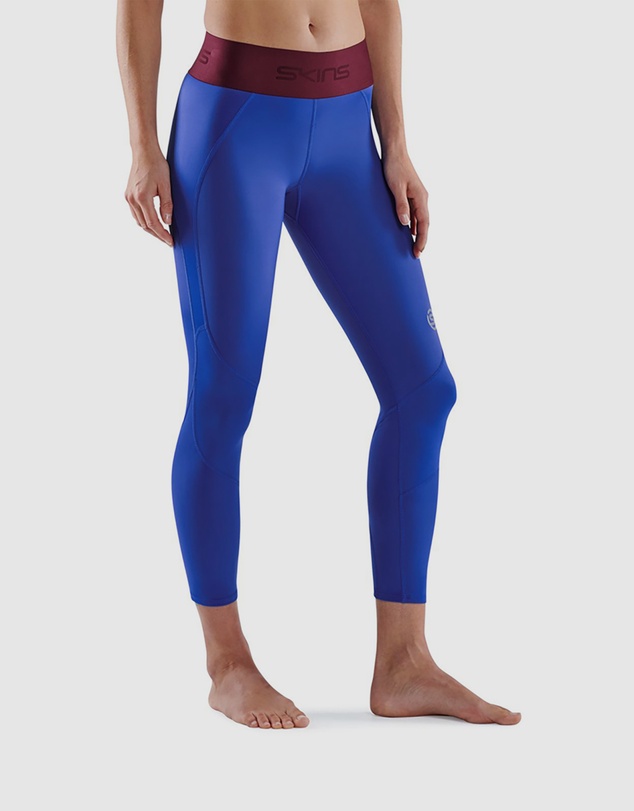 SKINS - SKINS Compression Series-3 Women's Long Tights Dazzling Blue Activewear