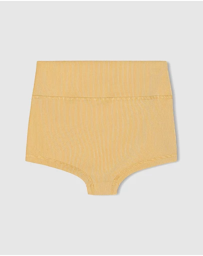 Zulu & Zephyr Mini - Mini Stripe Rib Boy Shorts - Kids