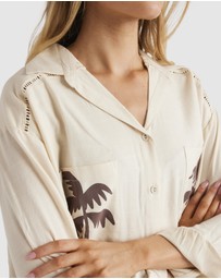 Billabong - Womens Sunset Canyon Short Sleeve Shirt
