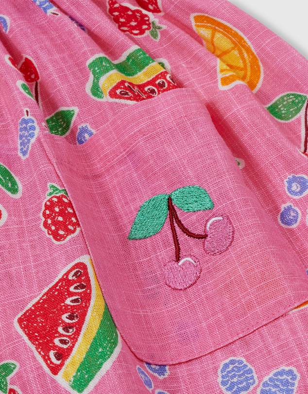 Goldie + Ace - Fruit Salad Lyla Dress - ICONIC EXCLUSIVE - Babies-Kids