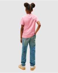 Tommy Hilfiger - Unisex Logo Crew Neck T-Shirt - Kids
