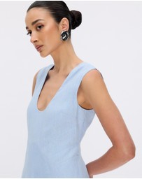 Minima Esenciales - Shiloh Linen Midi Dress