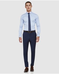 Oxford - Blue Stretch Travel Shirt