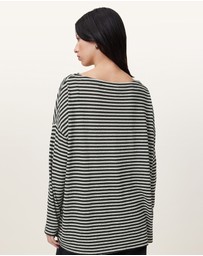 AllSaints - Rita Stripe Tee