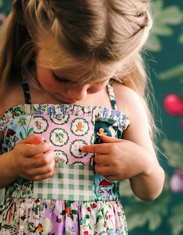 Fleur Harris - 'The Magic Faraway Tree' Magical Dress in Patchwork