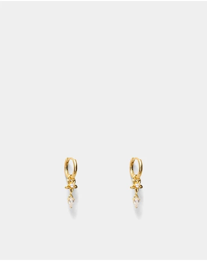 MIMCO - Asteria Charm Hoop Earrings