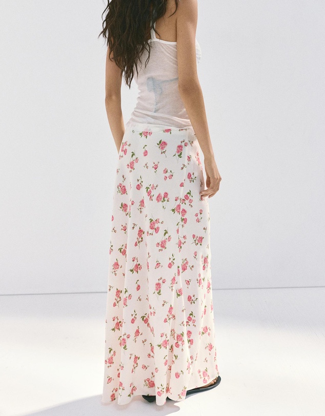 M.N.G - Floral Print Maxi Skirt
