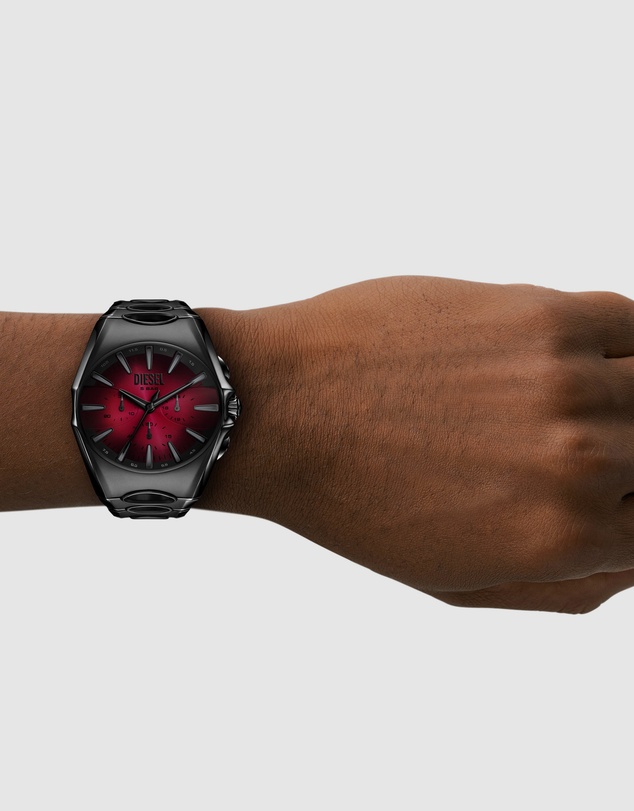 Diesel - D-Curve Black Chronograph Watches