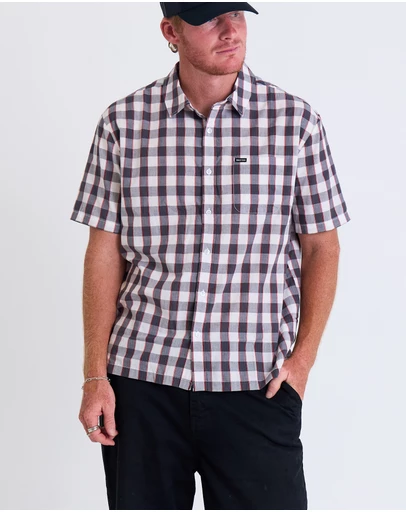 Brixton - Cru Plaid Short Sleeve Woven