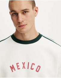 Cotton On - Oversized Graphic Crew Sweater
