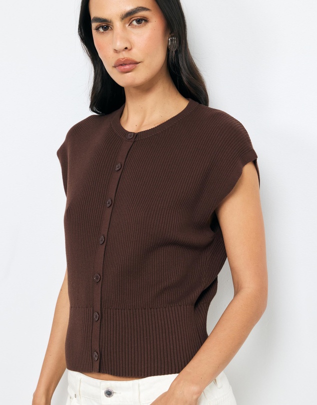 AERE - April Organic Cotton Knit Vest