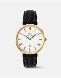 Daniel Wellington - Classic 40mm Roman Numerals Date Croc Belly