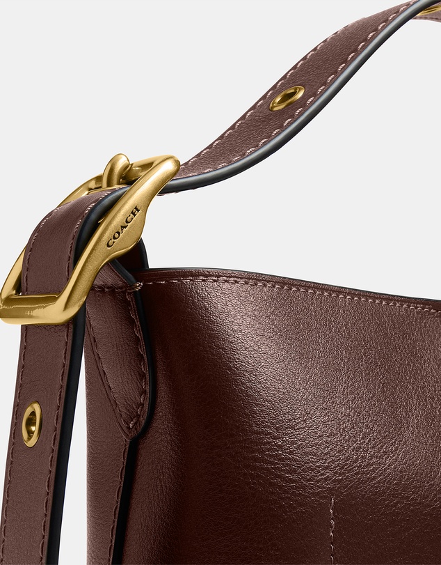 Coach - Natural Grain Leather Bleecker Bucket Bag 21