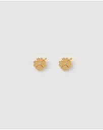 Arms Of Eve - Four Leaf Clover Gold Studs