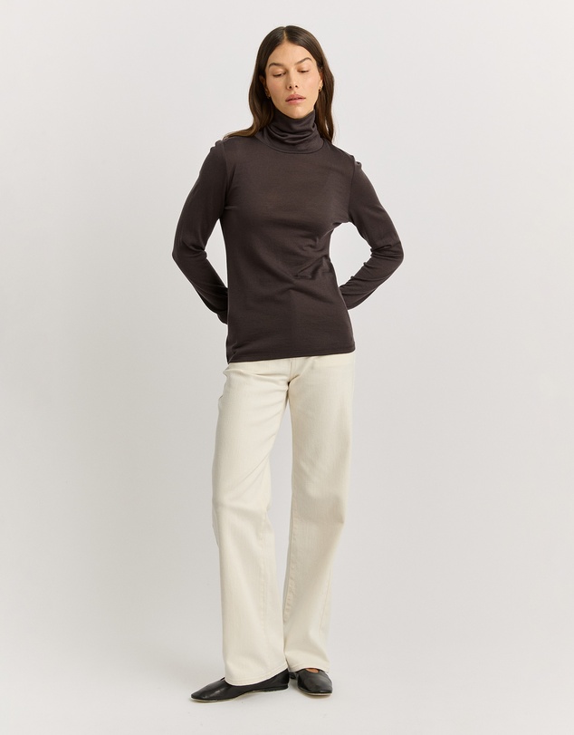Toorallie - Turtle Neck Merino Tee