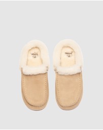 EVERAU - EverAU Ugg Creago Cow Suede Upper Loafer Oxfords Flats