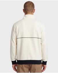 Academy Brand - Academy Contrast 1/4 Zip Sweat