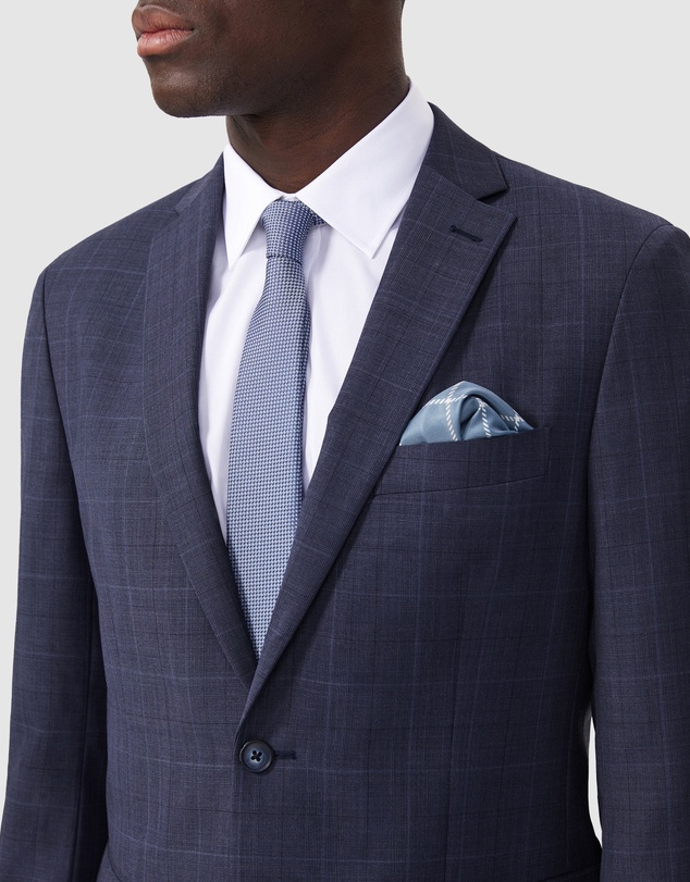 Van Heusen - Wool Blend Check Suit Jacket