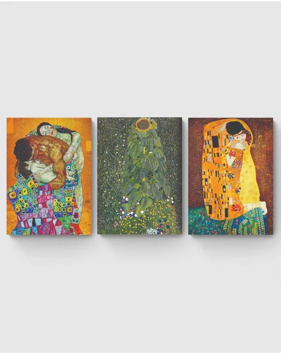 Inka Arthouse - Gustav Klimt Set of 3 Art Prints