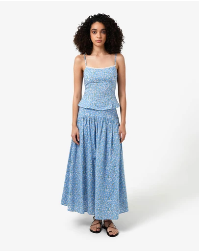 Forcast - Alisa Gathered Full Skirt