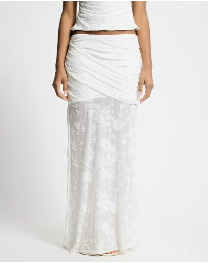 Lover - Carlene Burnout Maxi Skirt