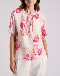 David Lawrence - Argon Linen Blend Blouse