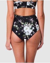 UNE PIECE - Never Say Never High-Waisted Bikini Bottom