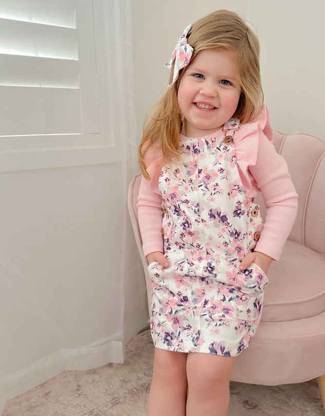 WITH LOVE FOR KIDS - Hazel Cord Pinafore Dress - Babies - Kids