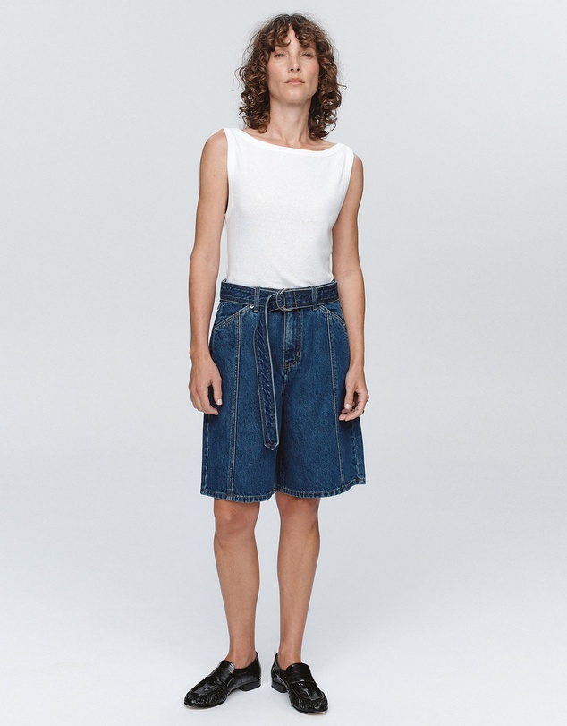 Marle - Belted Jean Shorts