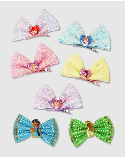 Disney Princess by Pink Poppy - Disney Princess 7 Days Sparkling Hair Accessories Bundle