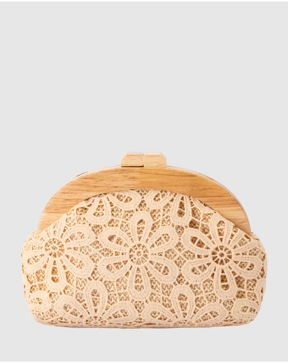Olga Berg - Bonnie Lace Clutch