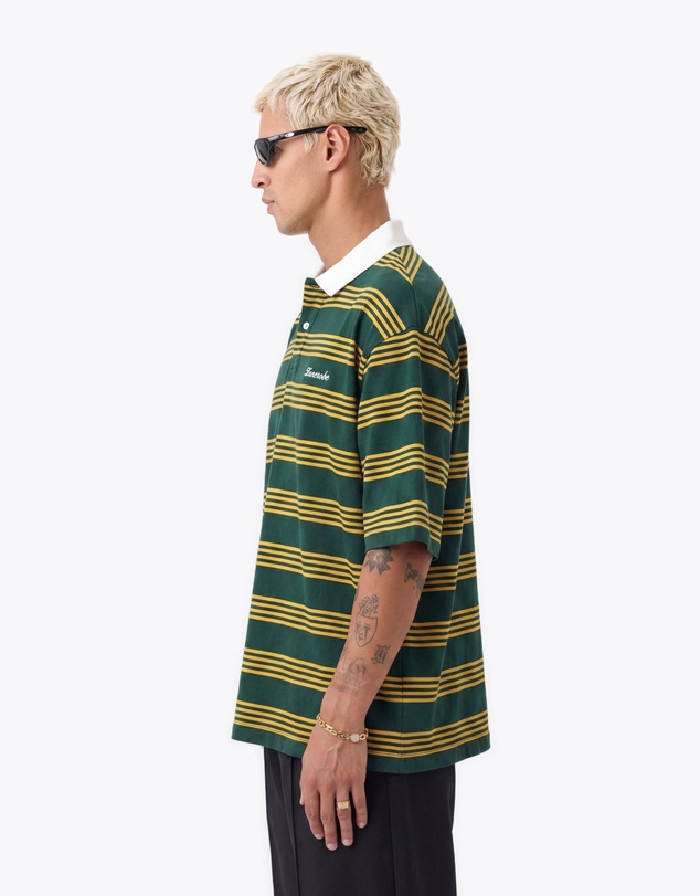 Zanerobe - Box Crop Polo Green/Gold