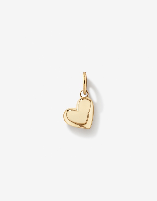 Michael Hill - Puff Love Heart Pendant in 10kt Yellow Gold