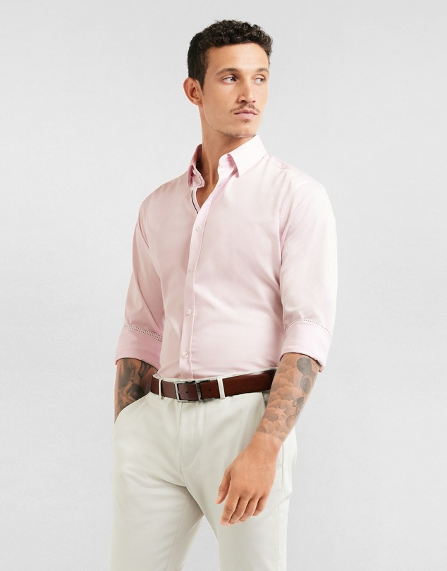 Tarocash - Iko Slim Stretch Bamboo Shirt