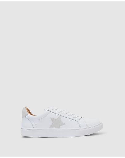 WHITE/TAUPE SUEDE