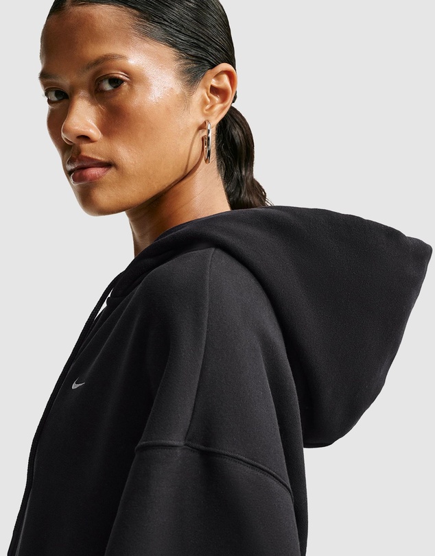 Nike - Studio Fleece Medium Weight Oversized Full-Zip Hoodie