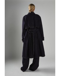 Glamorous - Double Breasted Denim Trench Coat