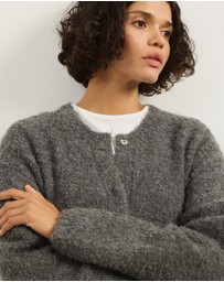 Atmos&Here - Jovie Boucle Knit Cardigan