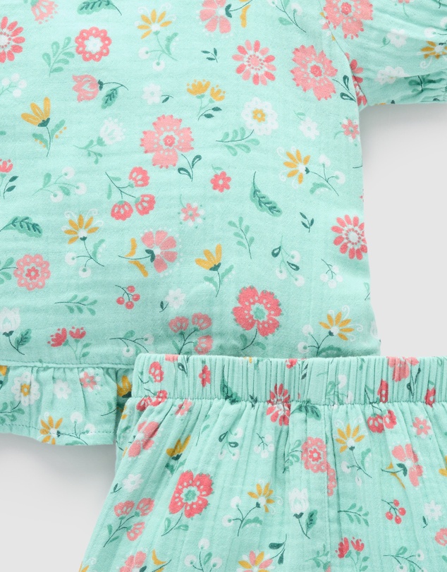 Purebaby - Floral Set -Kids-Babies