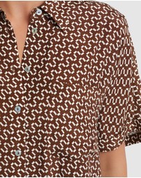 Oxford - Jasmine Zigzag Short Sleeve Shirt